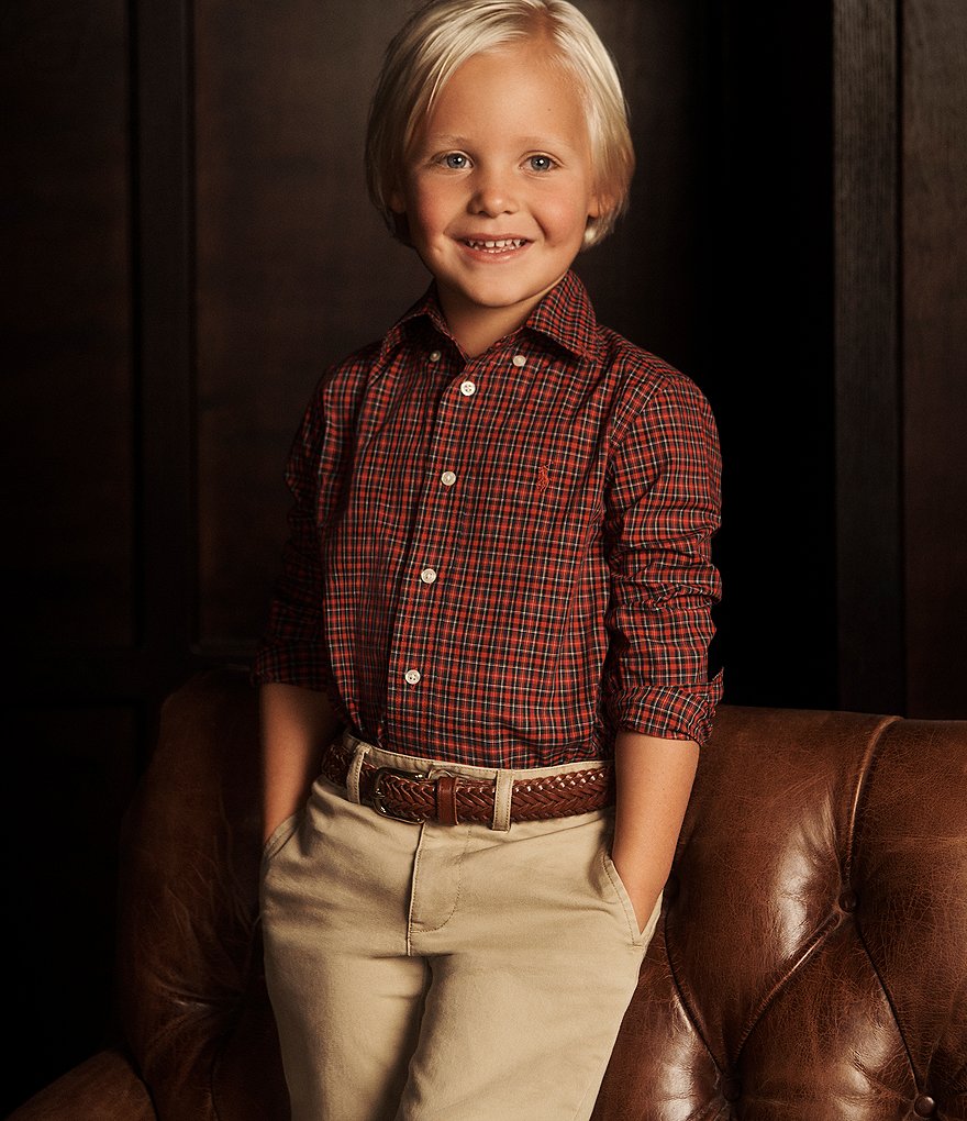 Polo Ralph Lauren Little Boys 2T-7 Suffield Flat-Front Chino Pants