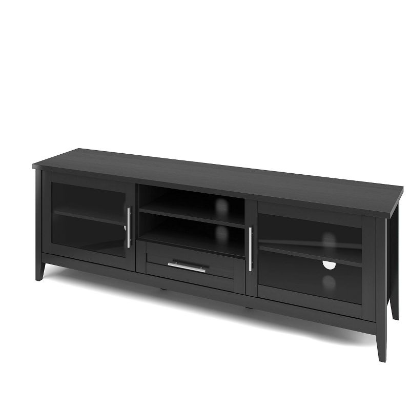 Jackson Extra Wide TV Bench Black 80" - CorLiving
