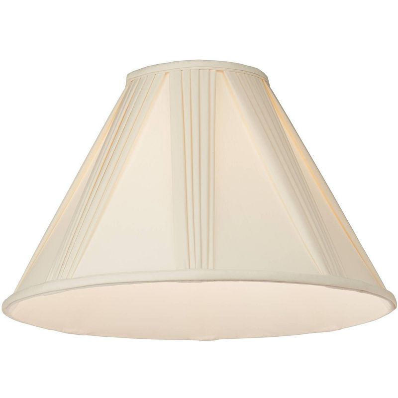 Springcrest Off-White White Drum Lamp Shade Modern Silver Circles 15x16x11 - Spider