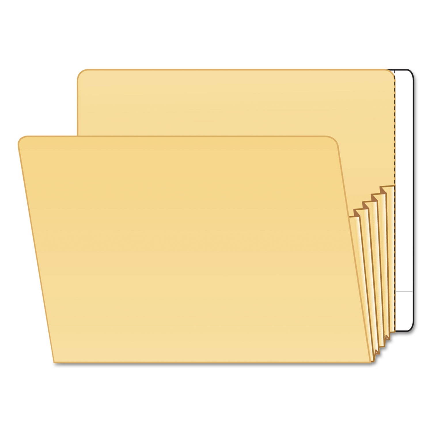 Tabbies File Folder End Tab Converter Extenda Strip 3 1/4 x 9 1/2 White 55993