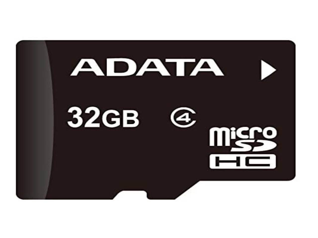 ADATA 16GB microSDHC Flash Card with Adapter Model AUSDH16GCL4-RA1