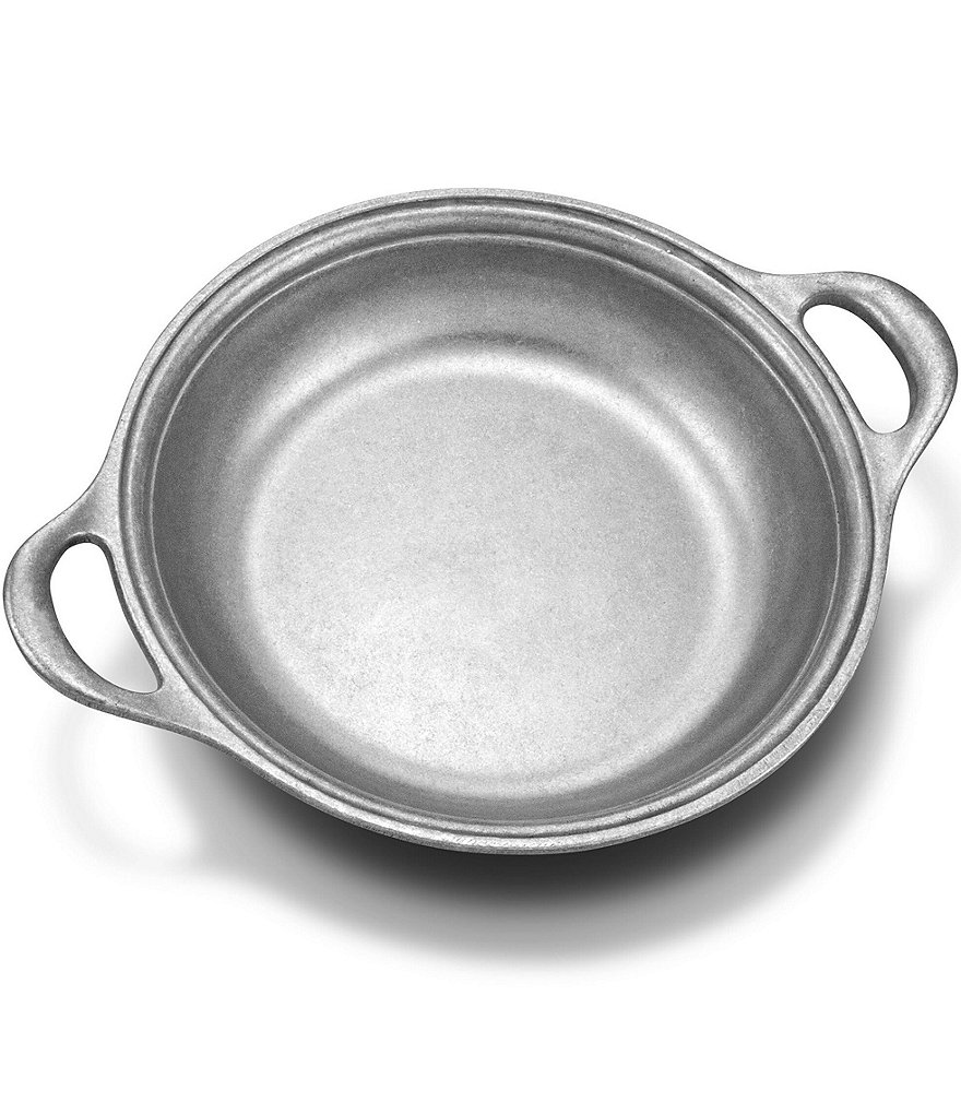 Wilton Armetale Gourmet Grillware Small Au Gratin Grilling and Serving Pan with Handles