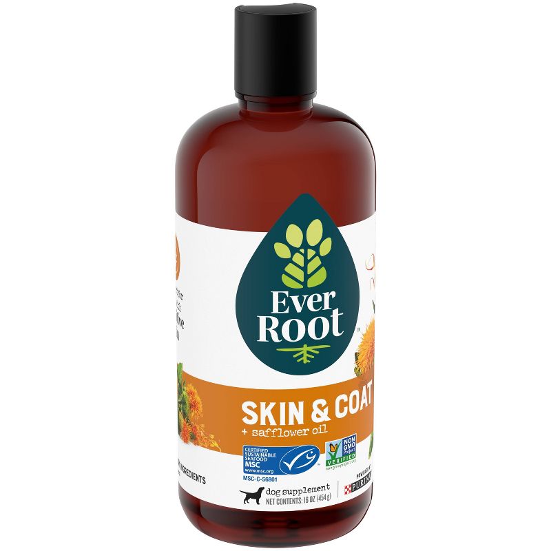 Purina EverRoot Skin & Coat Organic Dog Supplement Oil - 16oz