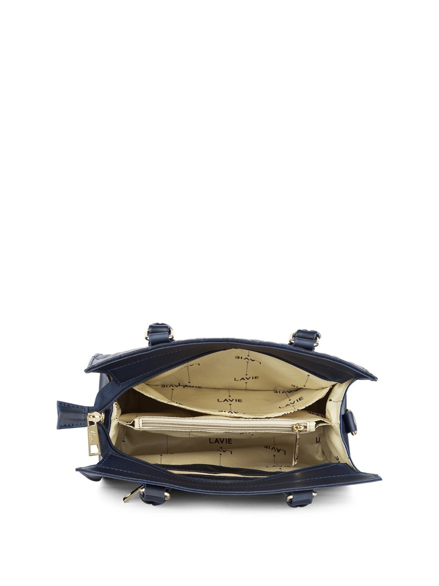 Lavie Shelly Navy Synthetic Quilted Handbag