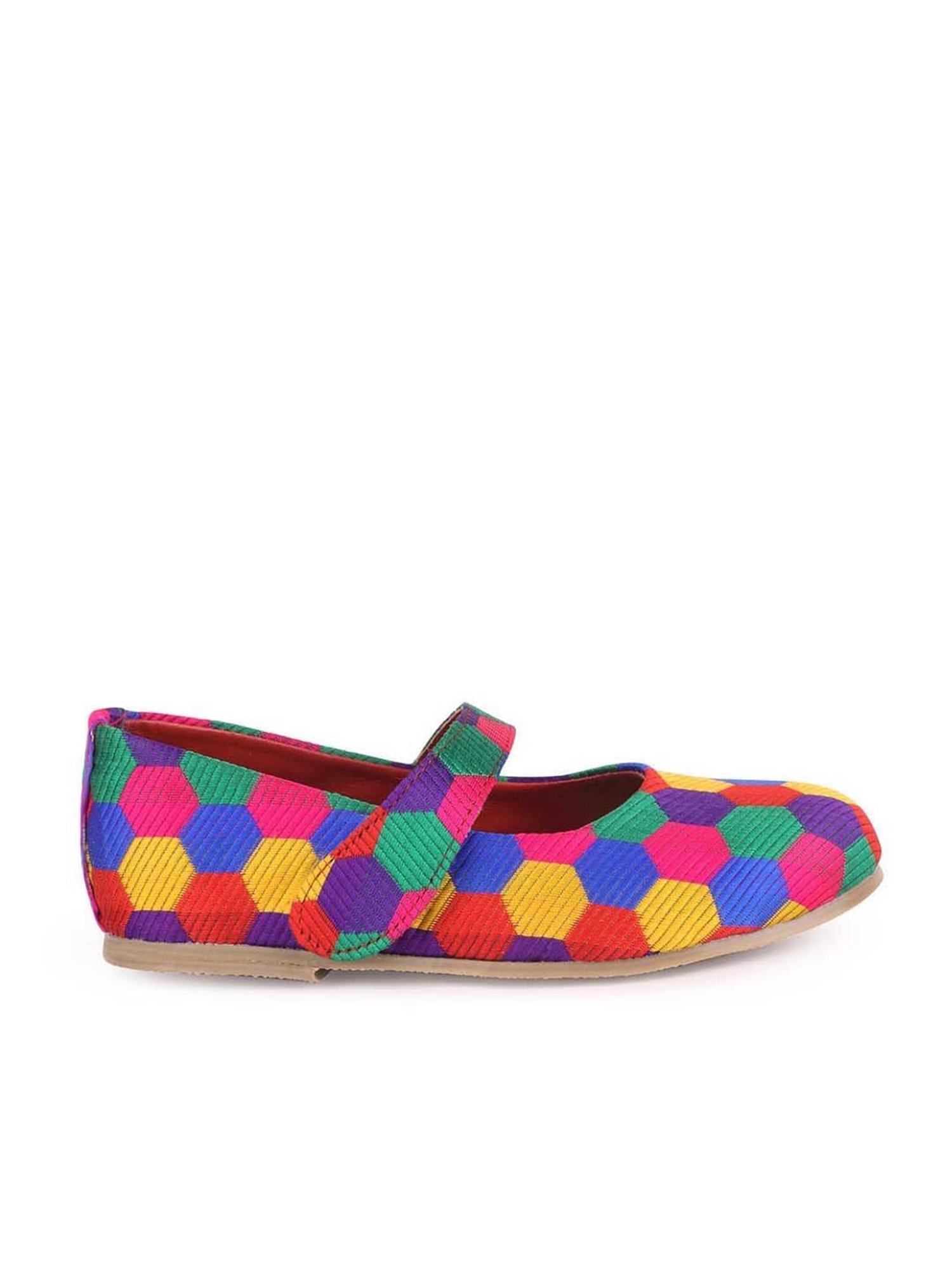 Minesole Kids Multicolor Mary Jane Shoes