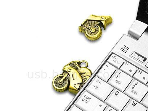 D-CLICK TM High Quality 4GB/8GB/16GB/32GB/64GB/Cool USB High speed Flash Memory Stick Pen Drive Disk (16GB, Motorcycle Copper)