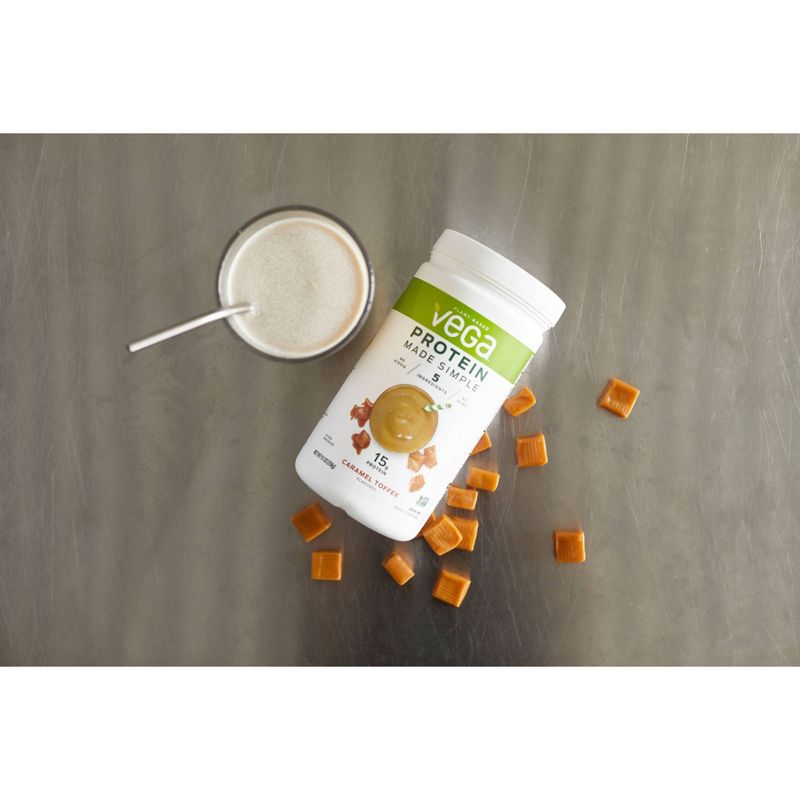Vega Protein Made Simple Protein Powder - Caramel Toffee - 9.1oz