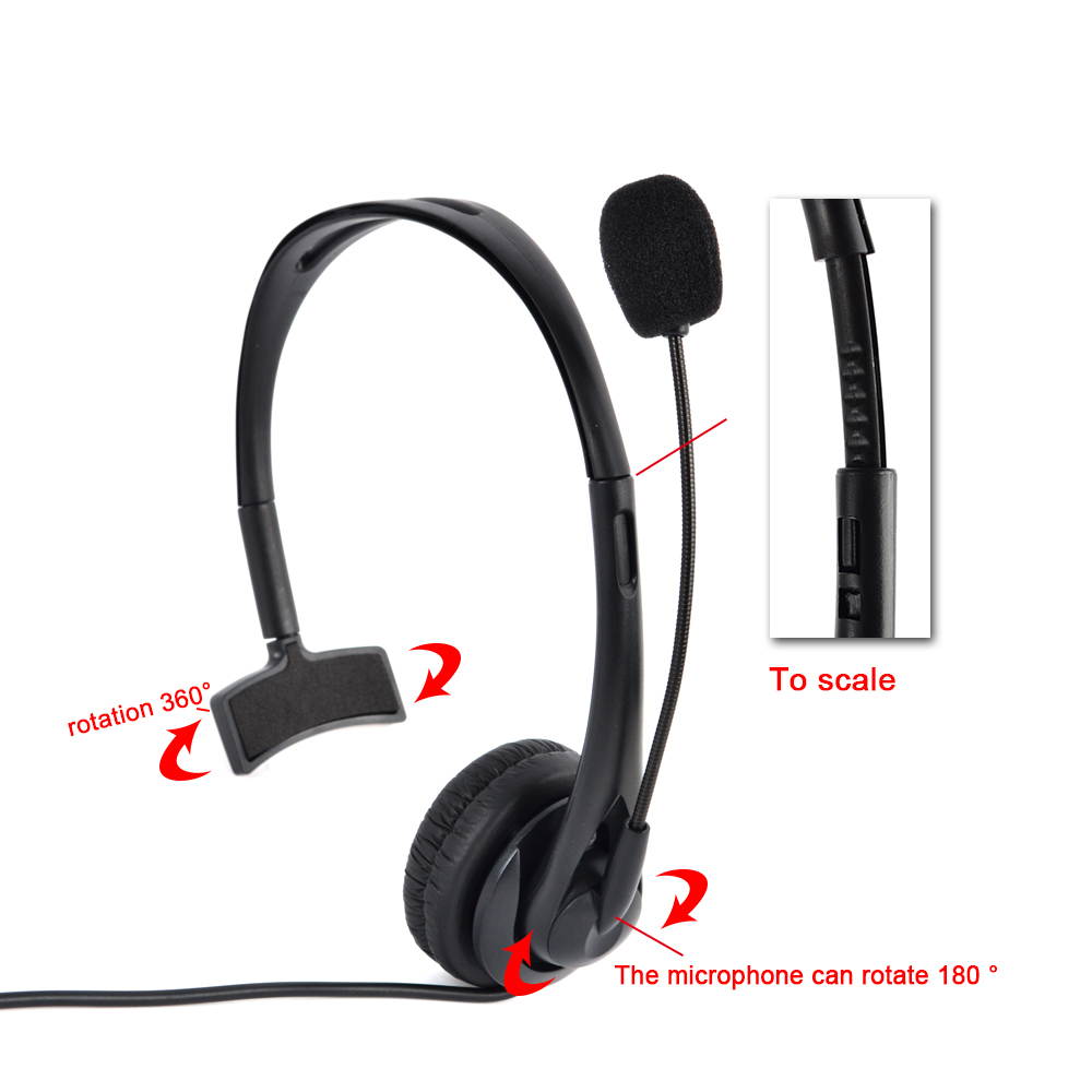 2PCS Noise cancelling Handsfree Over Ear Headphones  Headset with MIC PTT Baofeng Radio UV-5R UV-82  Walkie Talkie