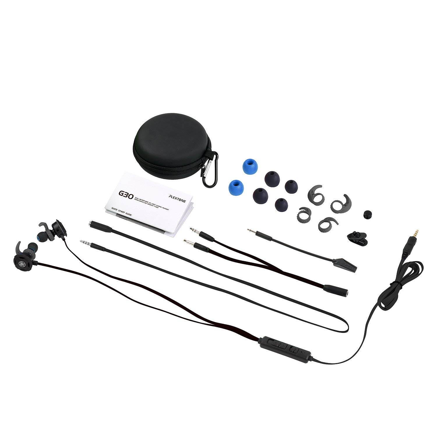 3.5 MM Gaming Headphone Wired Gaming Earphone Noise Cancelling Stereo Bass E-Sport Earphone with Adjustable Mic for PS4, Xbox One, Laptop, Cellphone, PC