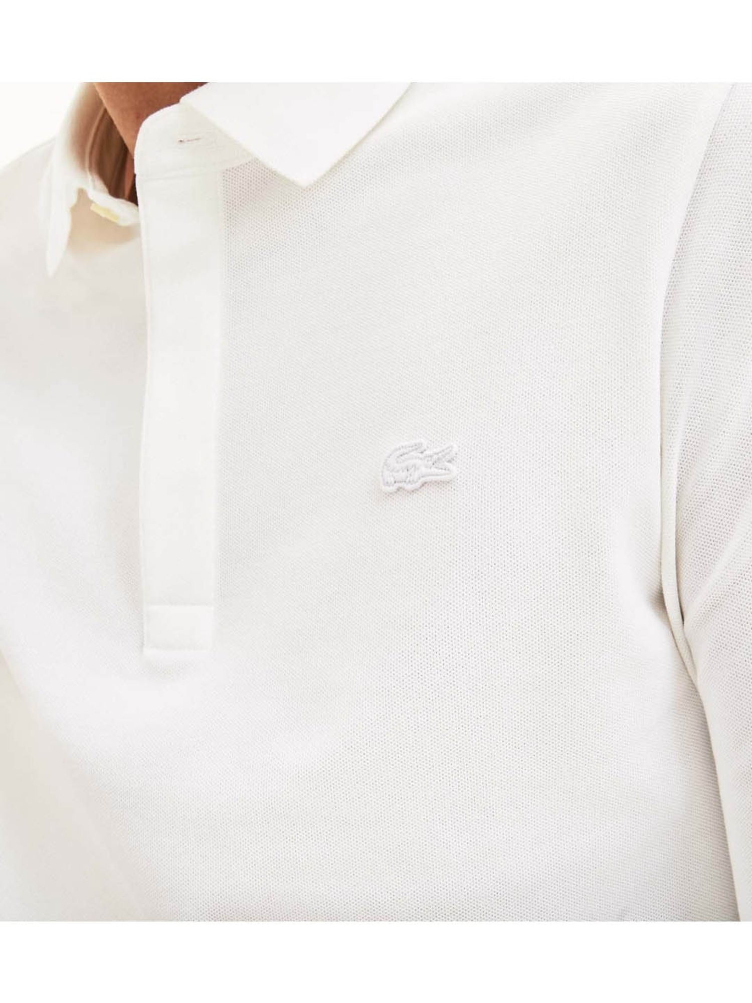 Lacoste White Paris Regular Fit Polo T-Shirt
