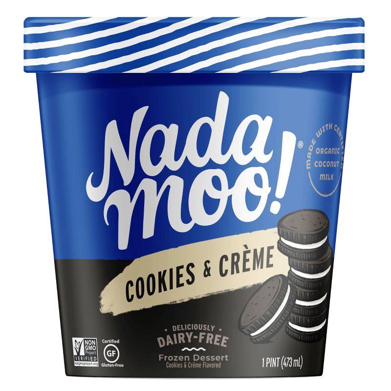 NadaMoo! Organic Cookies & Cream Dairy-Free Frozen Dessert - 16oz