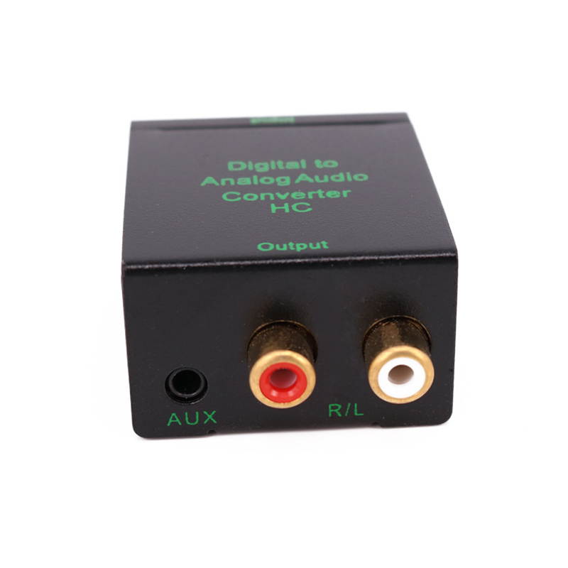 Audio Converter Protable Digital To Analog Audio Converter Adapter For Coaxial Or For Toslink Digital Audio Converter For PS4 TV (1 pcs)