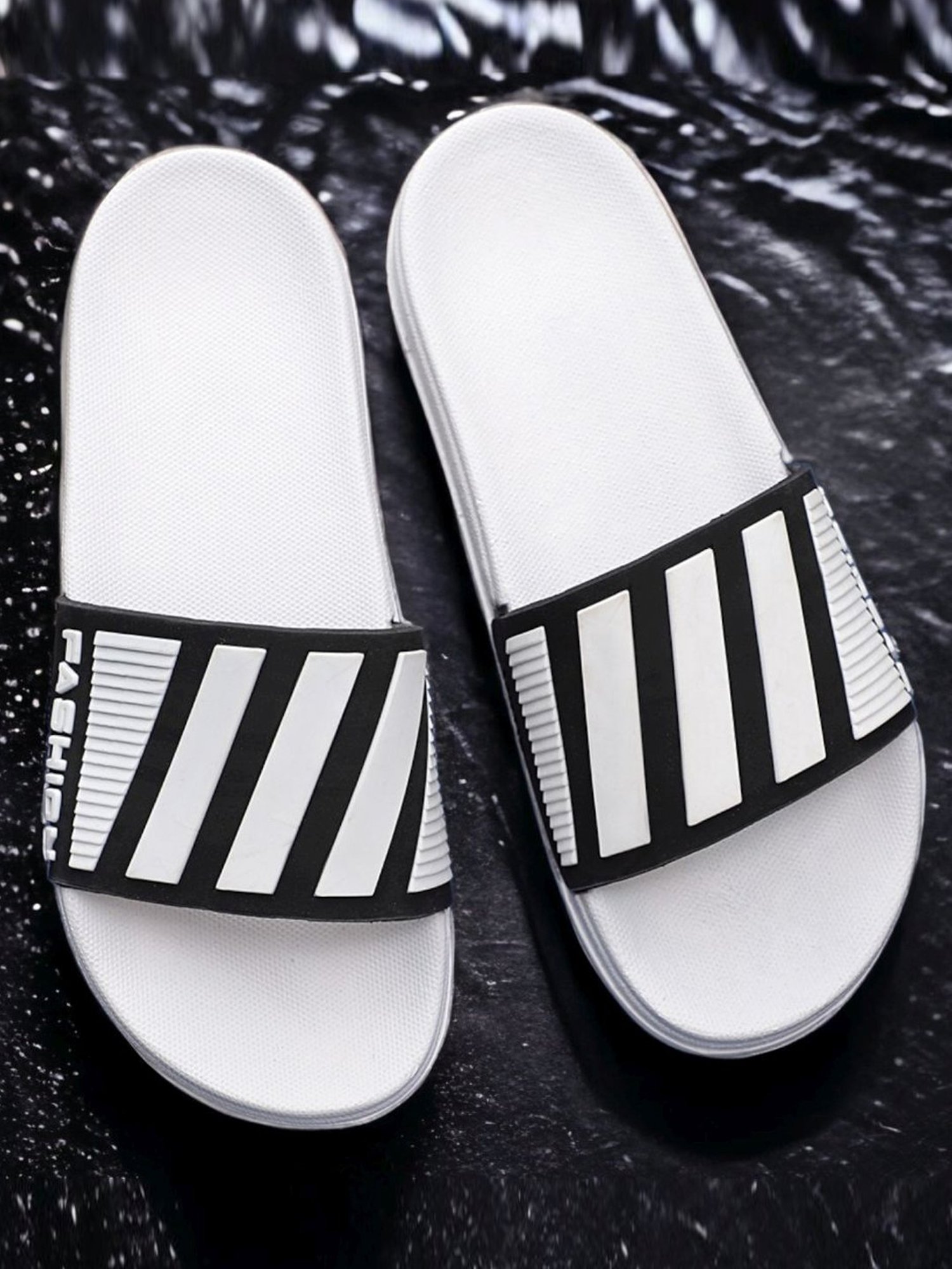 Pampy Angel Men's White Slides