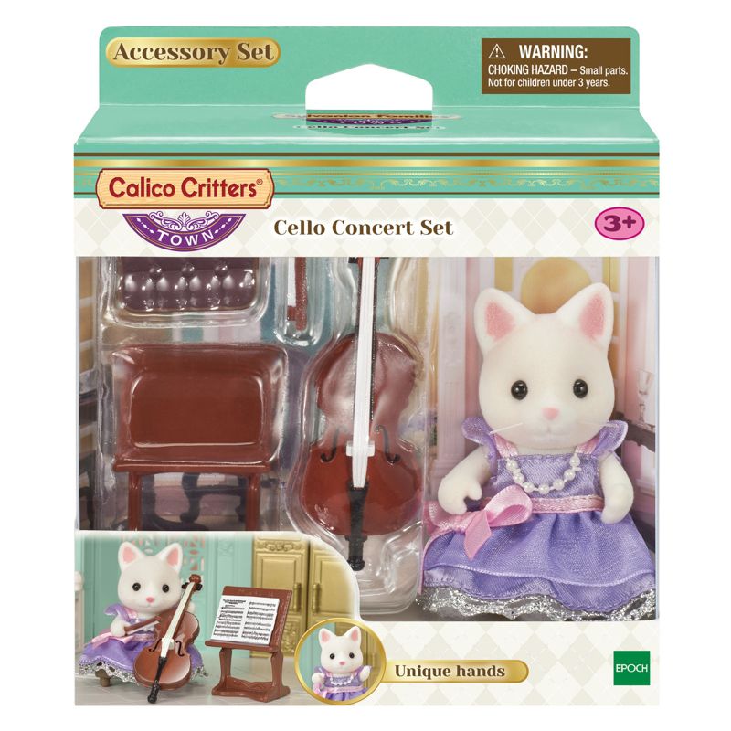Calico Critters Cello Concert Set