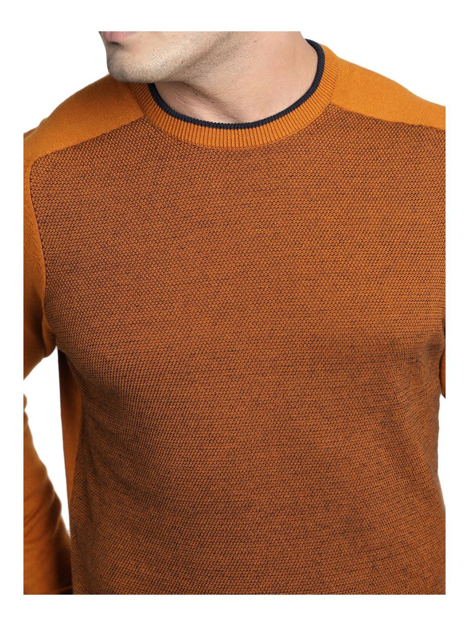 Red Tape Tan Round Neck Sweater