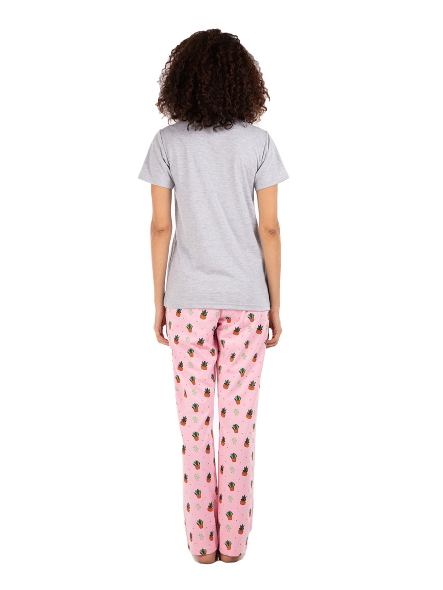 Nite Flite Multicolor Printed Top With Pyjamas