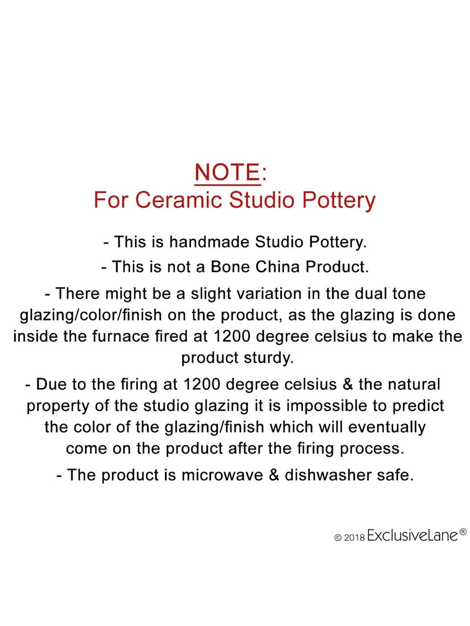 ExclusiveLane Old Fashioned Ceramic Jar With Hand Carved Tray