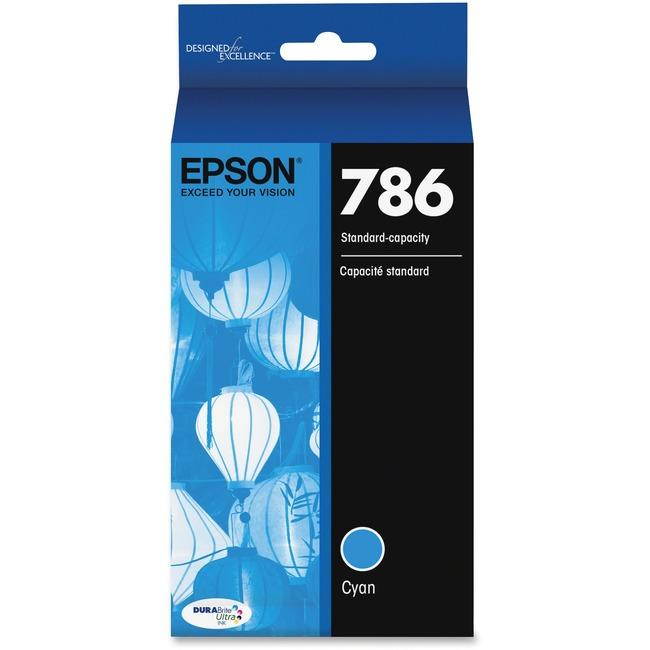 Epson America T786220S Durabrite Ultra Ink Cartridge, Cyan