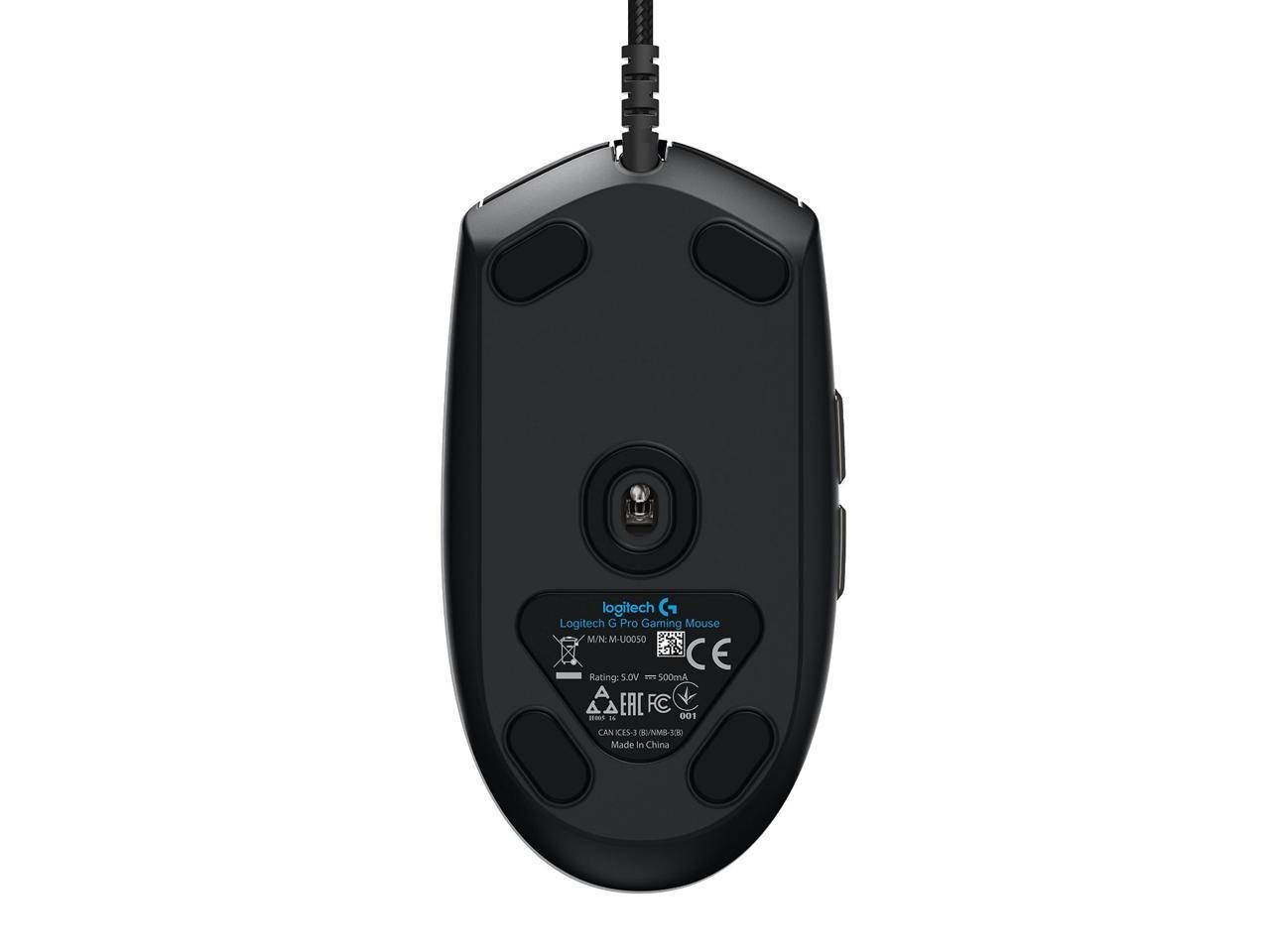 New :Logitech G Pro Gaming FPS Mouse with Advanced gaming sensor for Competitive Play, Best Gaming Mouse 200 to 12,000 DPI range,16.8 million RGB lighting colors,Six programmable buttons