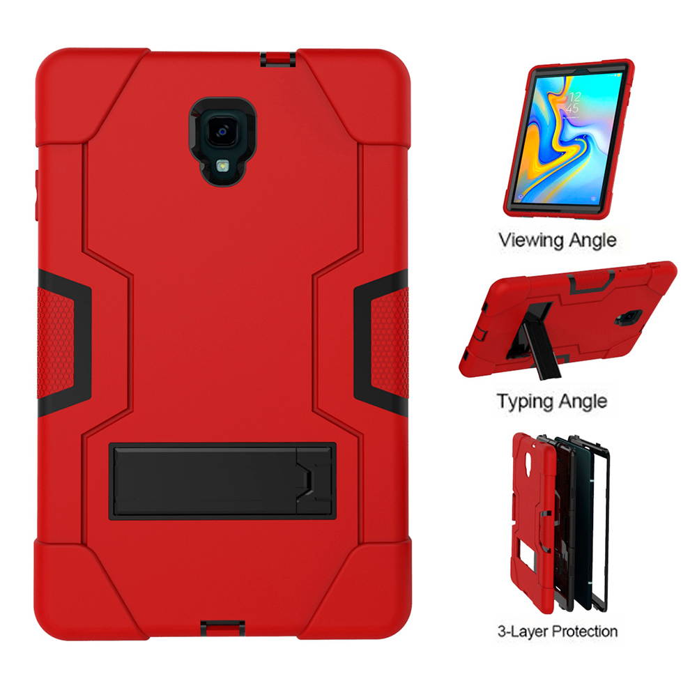 Galaxy Tab A 10.5 2018 Case,Mignova 3 Layer Heavy Duty Hybrid Shockproof Silicone+Hard PC Bumper Full-Body Protective Case Cover with Stand for Samsung Galaxy Tab A 10.5 SM-T590/T595