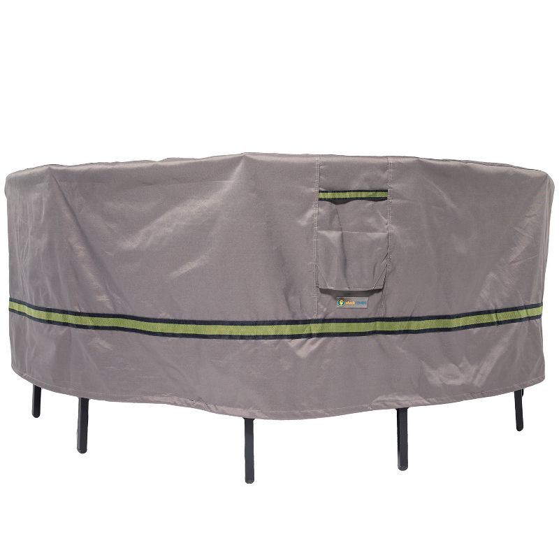108" Soteria RainProof Round Patio Table with Chairs Cover - Duck Covers