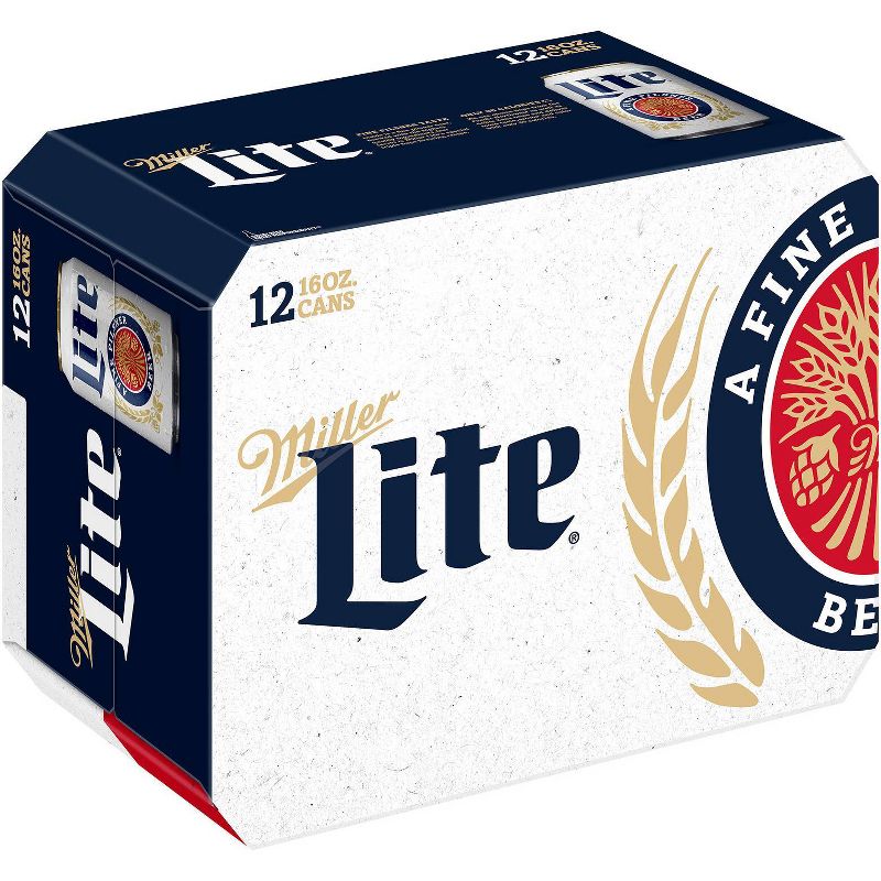 Miller Lite Beer - 12pk/16 fl oz Cans