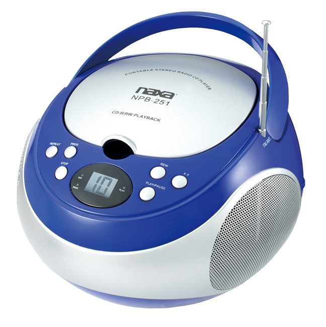 Portable CD Player HOTT Walkman CD Player LCD Display Anti-Skip Protection Shockproof Function Only Support 5 Formats CD CD-R CD-RW MP3 CD-DA WMA Audio Files Silver