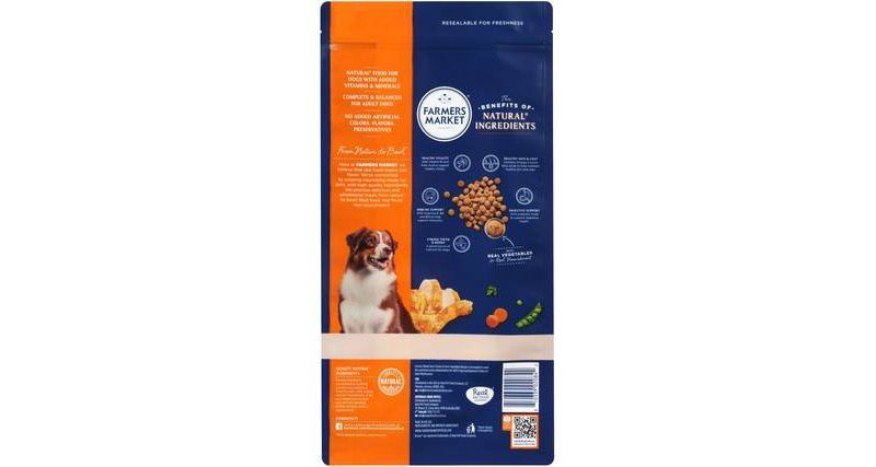 Farmers Market Real Chicken & Farm Vegetables Recipe Adult Dry Dog Food - 4lbs
