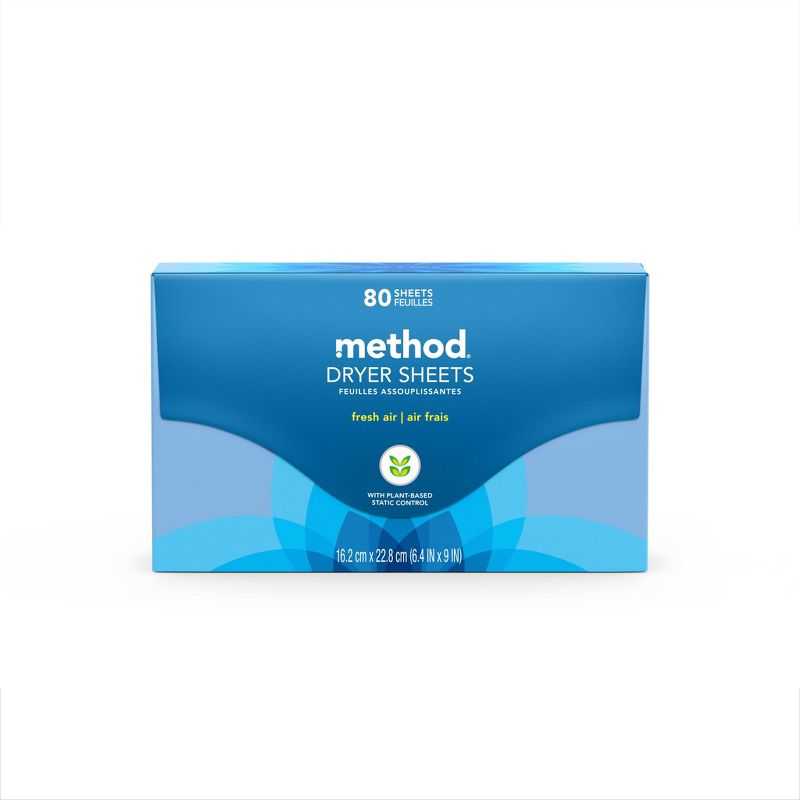 Method Fresh Air Dryer Sheets - 80ct