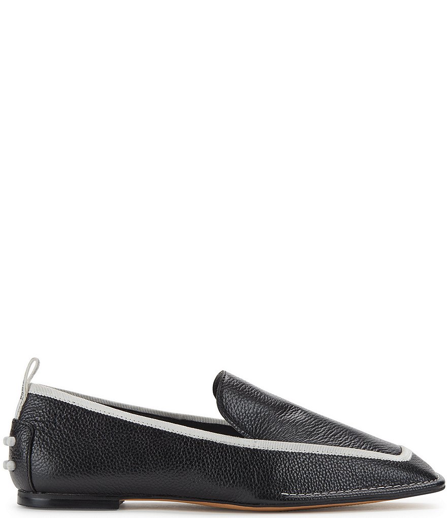 Jack Rogers Blair Pointed Toe Bow Leather Flats