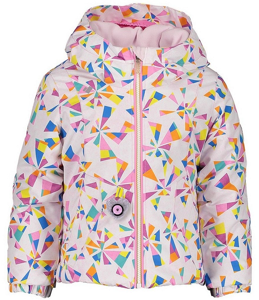 Obermeyer Little/Big Girls 1-8 Iris Cartwheel Print Snow Ski Jacket