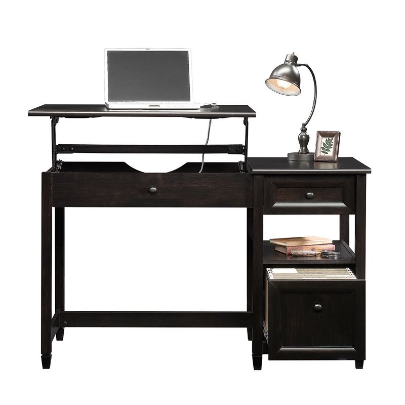Edge Water Lift Top Desk Estate Black - Sauder