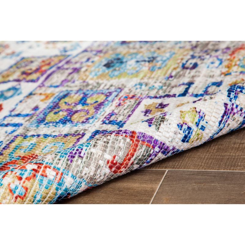 4'x6' Tarom Distressed Rug with Multiple Fringe - Anji Mountain