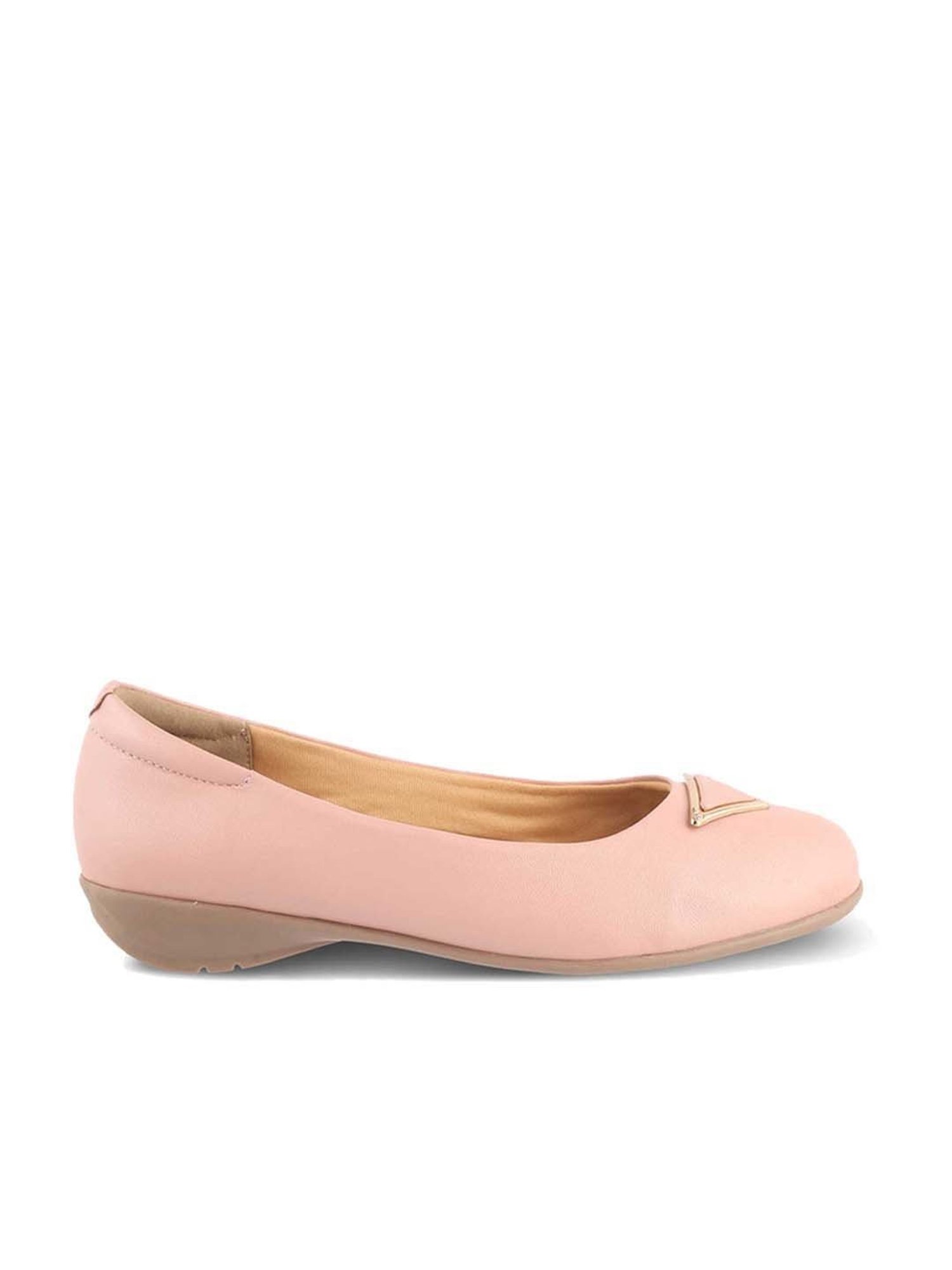 Tresmode Women's Pink Flat Ballets