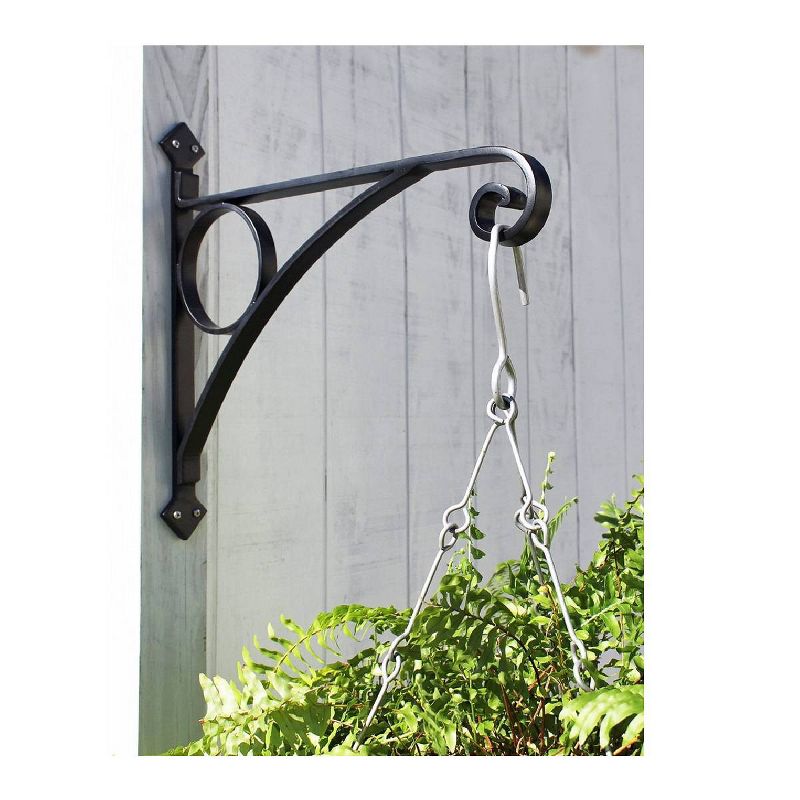 17" Steel Geometric Corona Bracket Black - ACHLA Designs