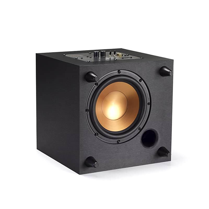 Reference R-8SW Surround Subwoofer, 150 Watts Peak Power (Brushed Black Vinyl, 8-Inch)