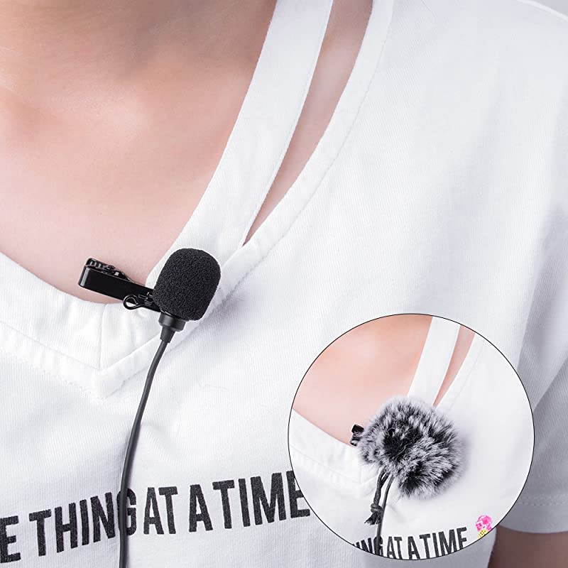 CVMV02O Phantom Power Omnidirectional XLR Lavalier Lapel Microphone for Canon Sony Panasonic Camcorders ZOOM H4n H5 H6 Tascam DR40 DR60D DR70D DR100 Recorders1476 fts