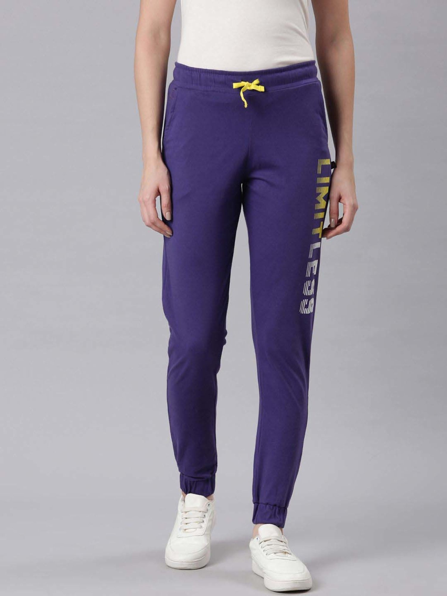 Dixcy Slimz Blue Printed Joggers