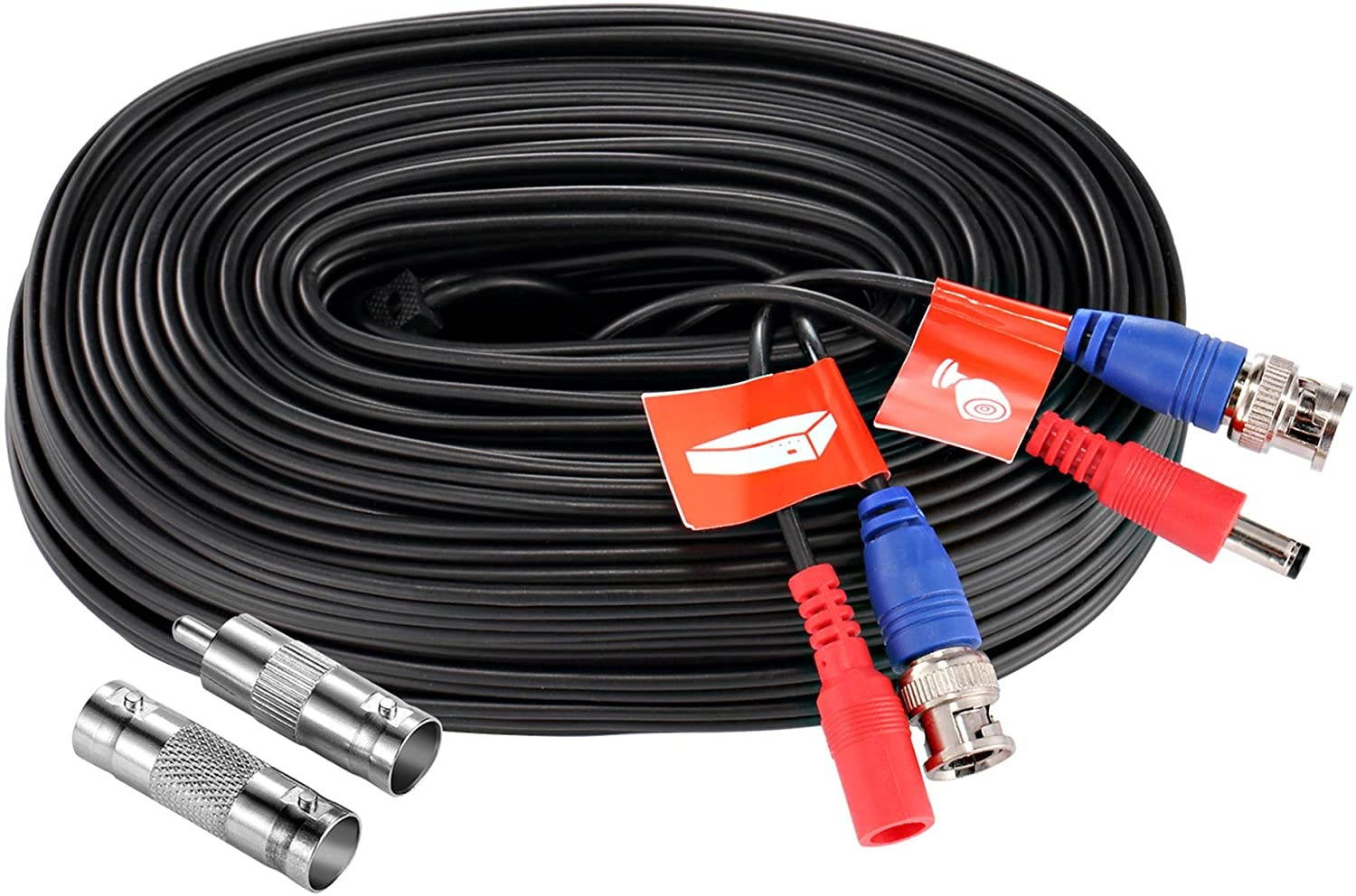 15 foot Blue BJC High-flex 3G/6G HD SDI patch cable (Belden 1505F), BNC to BNC