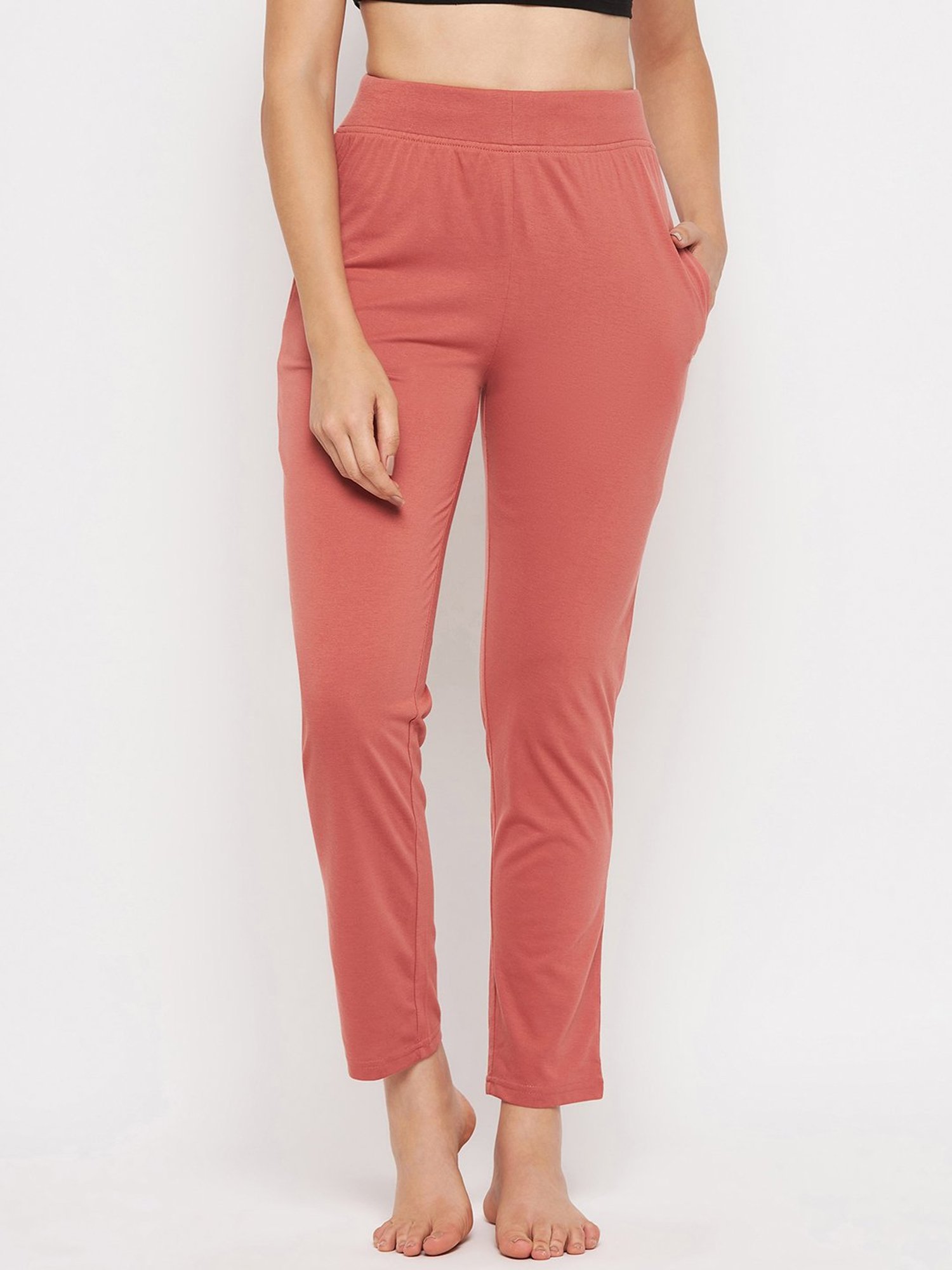 Okane Peach Mid Rise Lounge Pants