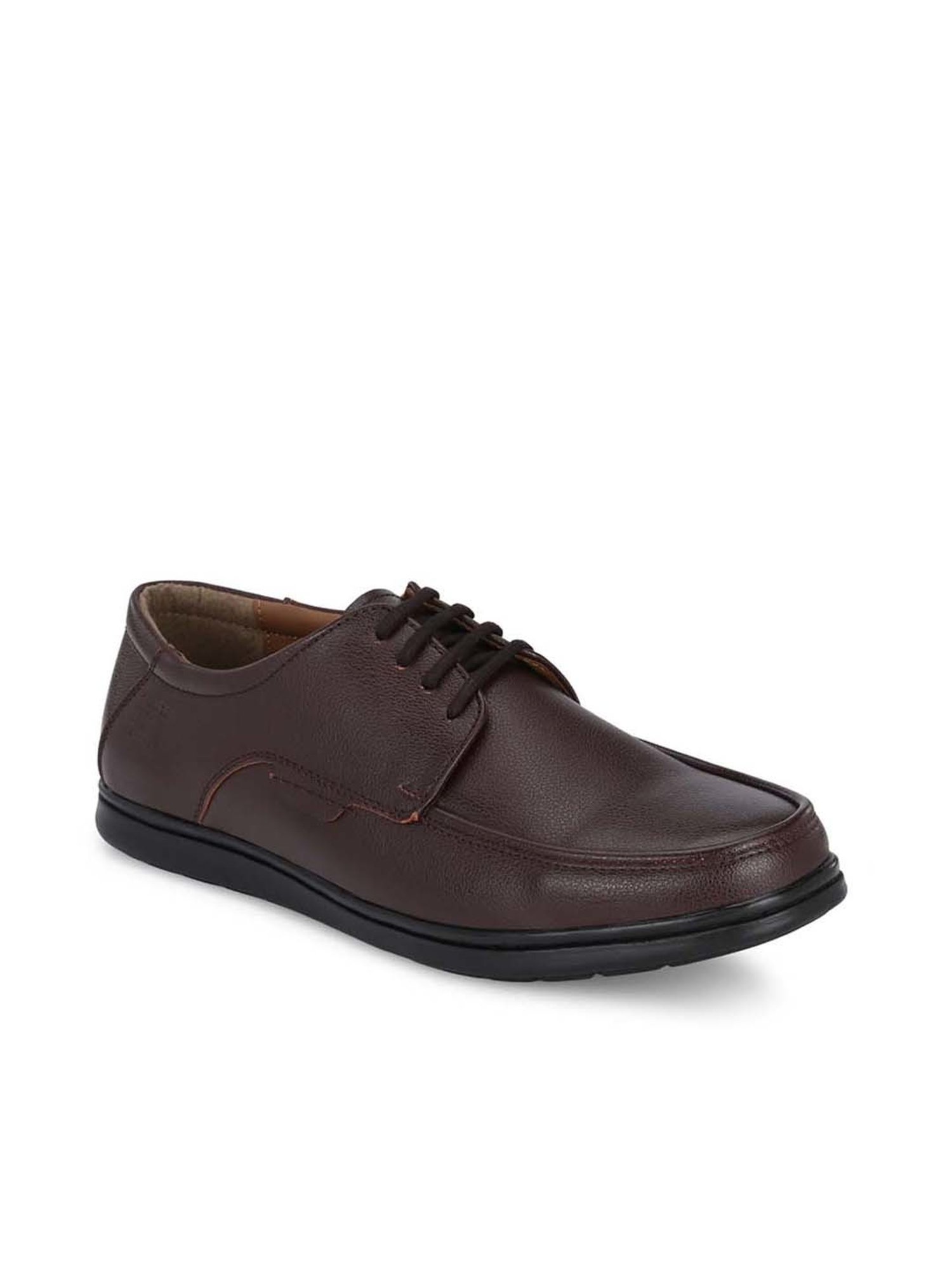 Eego Italy Men's Brown Derby Shoes