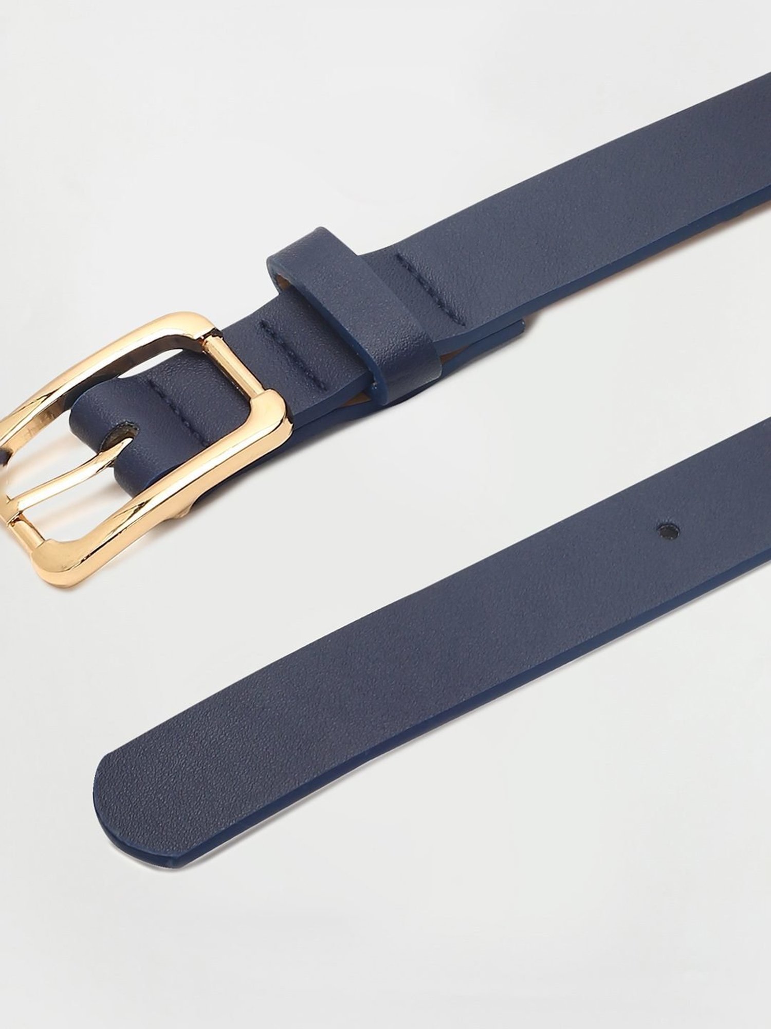 Forever Glam by Pantaloons Navy Narrow Belt for Women