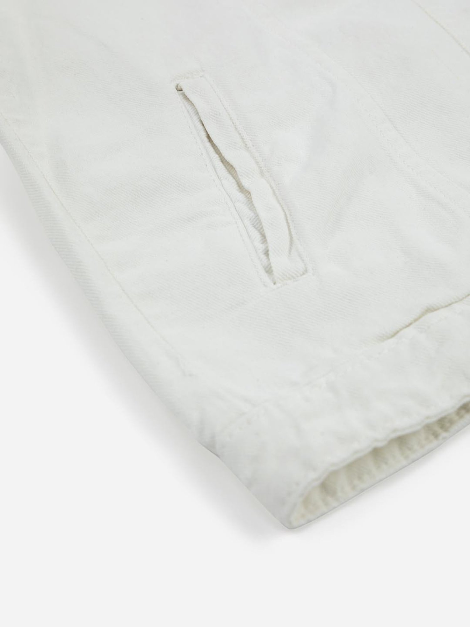 Dennis Lingo White Regular Fit Denim Jacket