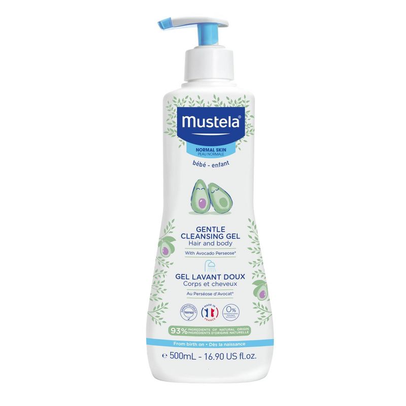 Mustela Organic Cleansing Gel with Olive Oil and Aloe - 13.5 fl oz