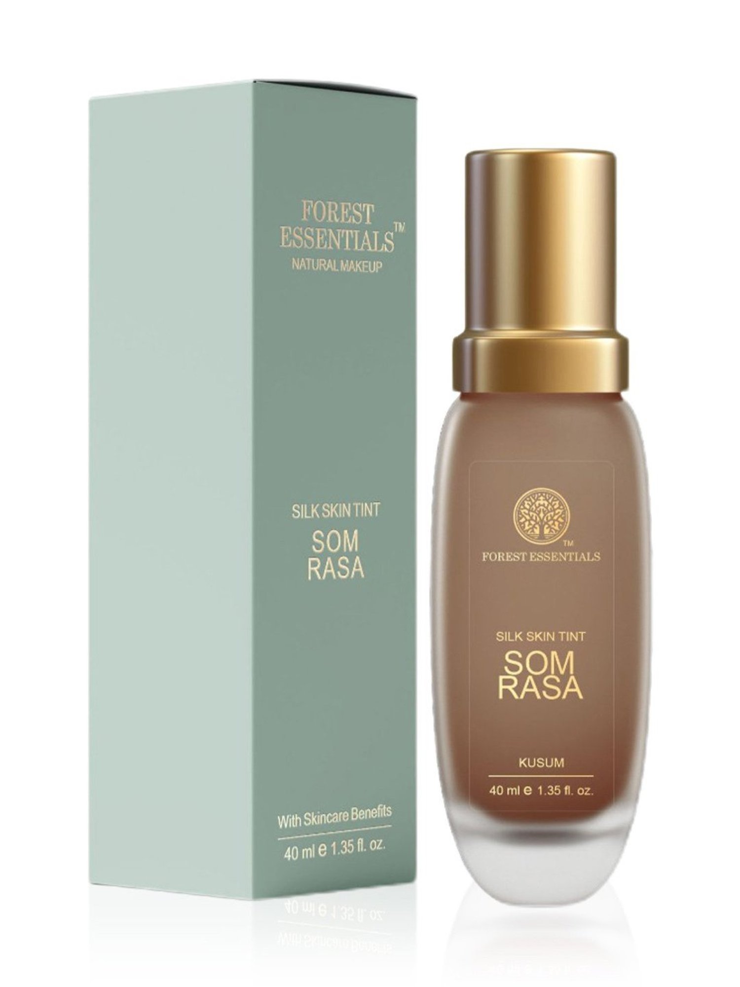 Forest Essentials Som Rasa Silk Tint Kusum Foundation for Even Skintone - 40 ml