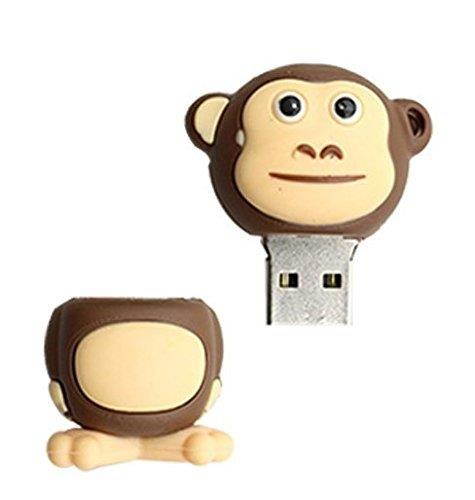 D-CLICK TM High Quality 4GB/8GB/16GB/32GB/64GB/Cool USB High speed Flash Memory Stick Pen Drive Disk (8GB, Pink Monkey)