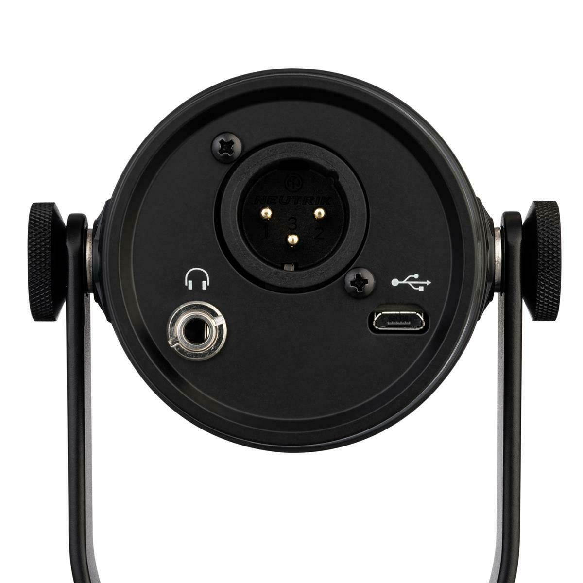 Shure MV7 Dynamic Unidirectional Dual XLR/USB Podcasting Microphone, Black #MV7K