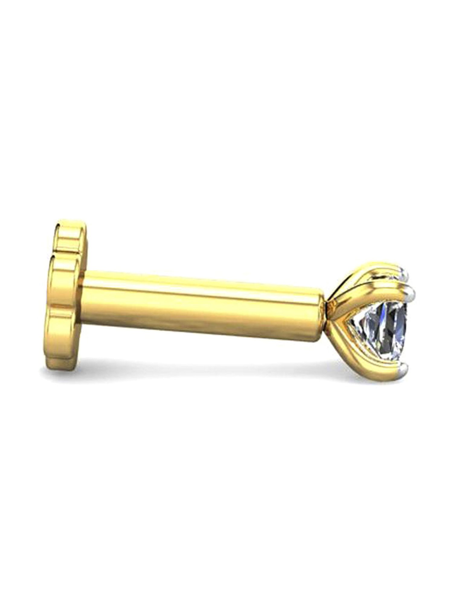 Malabar Gold and Diamonds 18 kt Gold & Diamond Nosepin