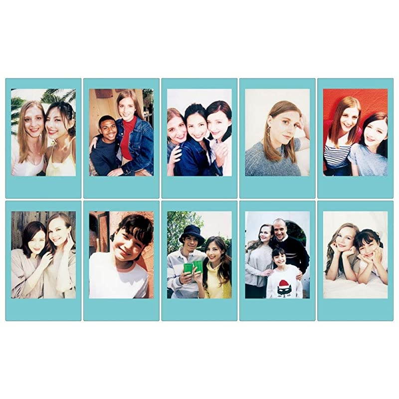 Instax Mini Pink Lemonade Film - 10 Exposures +  Instax Mini Sky Blue Film - 10 Exposures