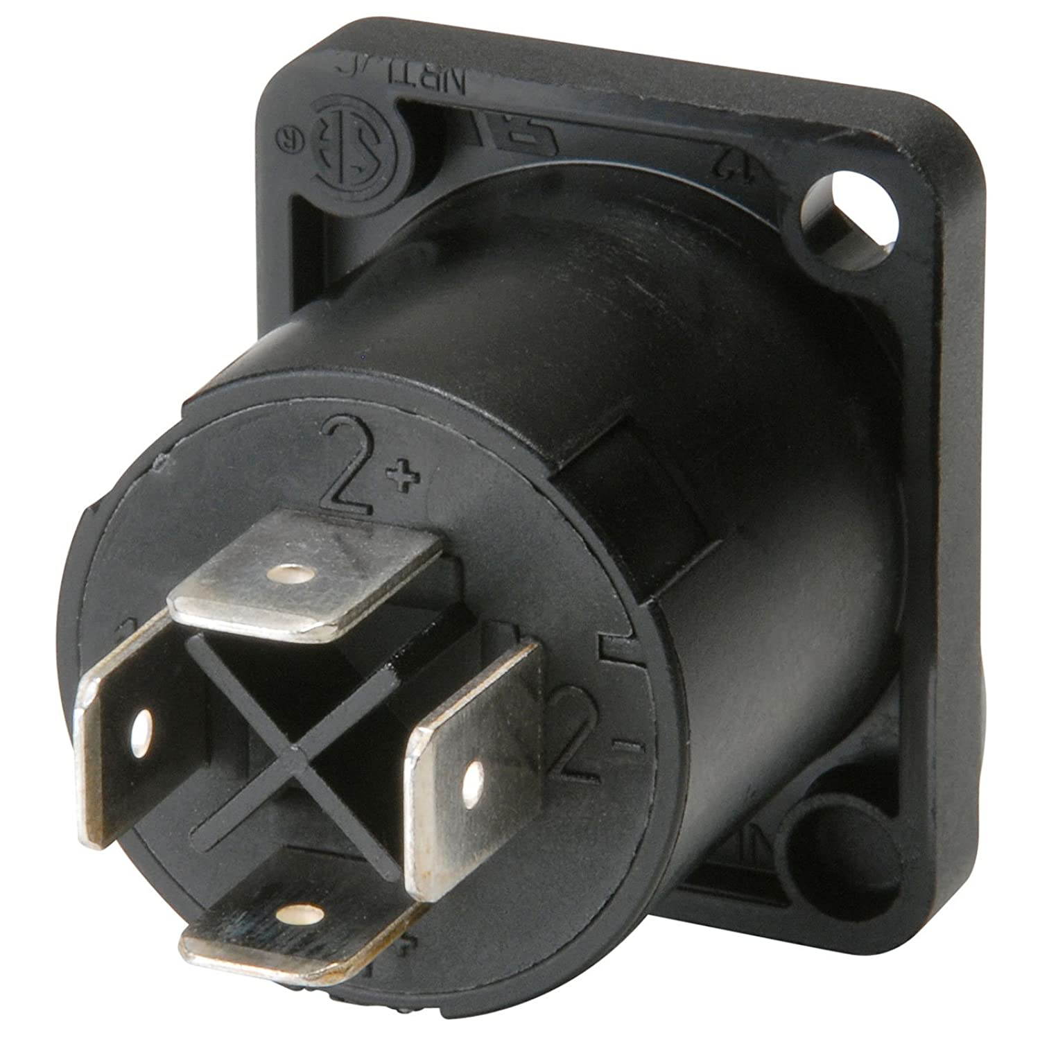 Neutrik NL4MP ( PACK OF 4) SPEAKON PANEL MOUNT ORIGINAL PATENTED "D" Chassis Mounting